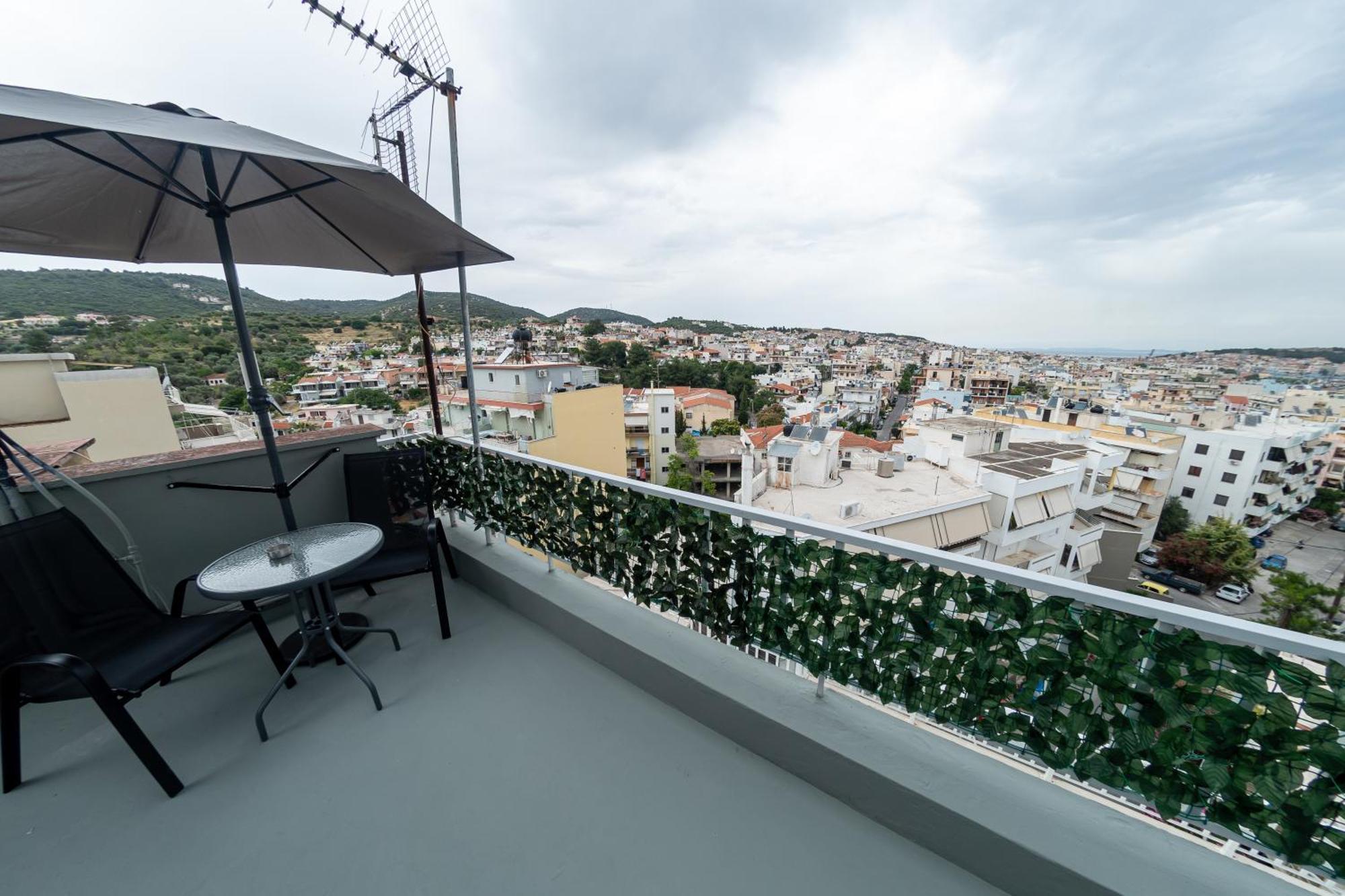 Loft Life Studio, With 360 View Of Mytilene Apartment Ngoại thất bức ảnh